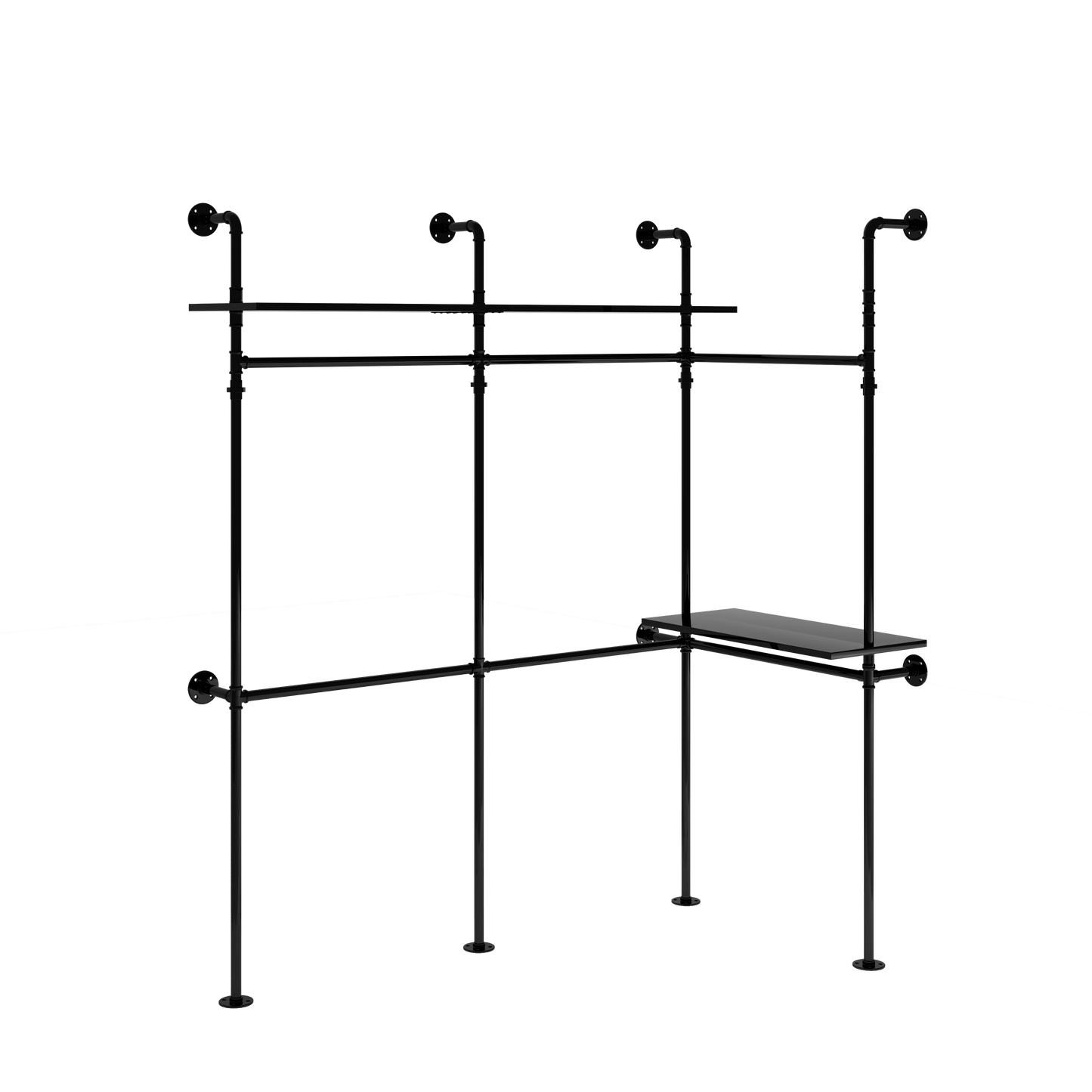 Lula Industrial Garment Rack