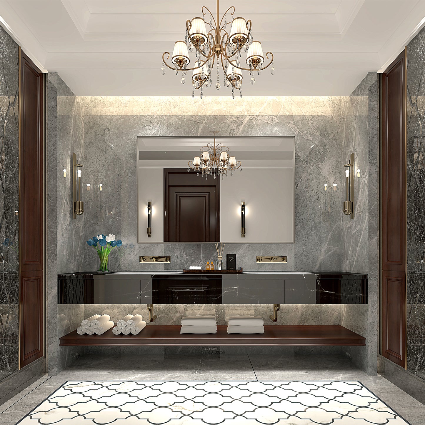 Irvington Modern Beveled Wall Mirror