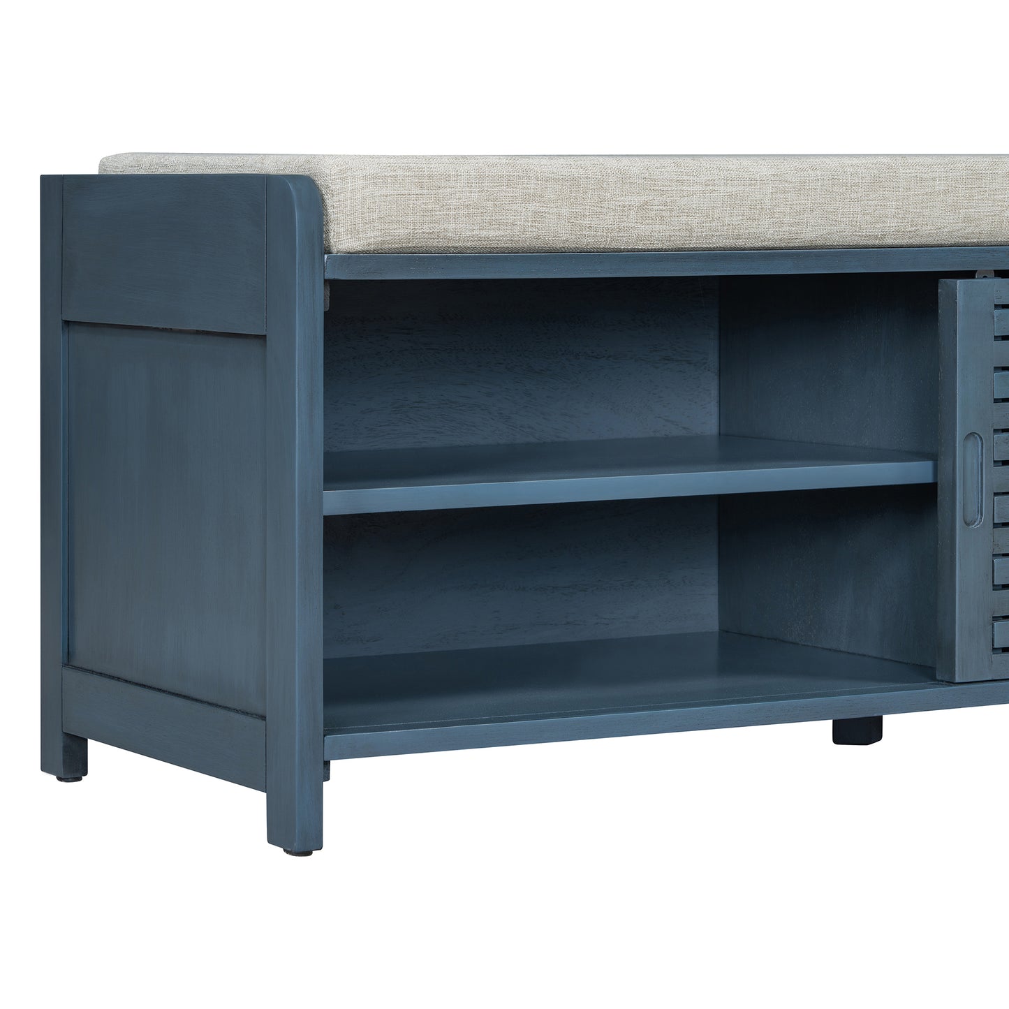 Lula Modern Shutter Storage Bench
