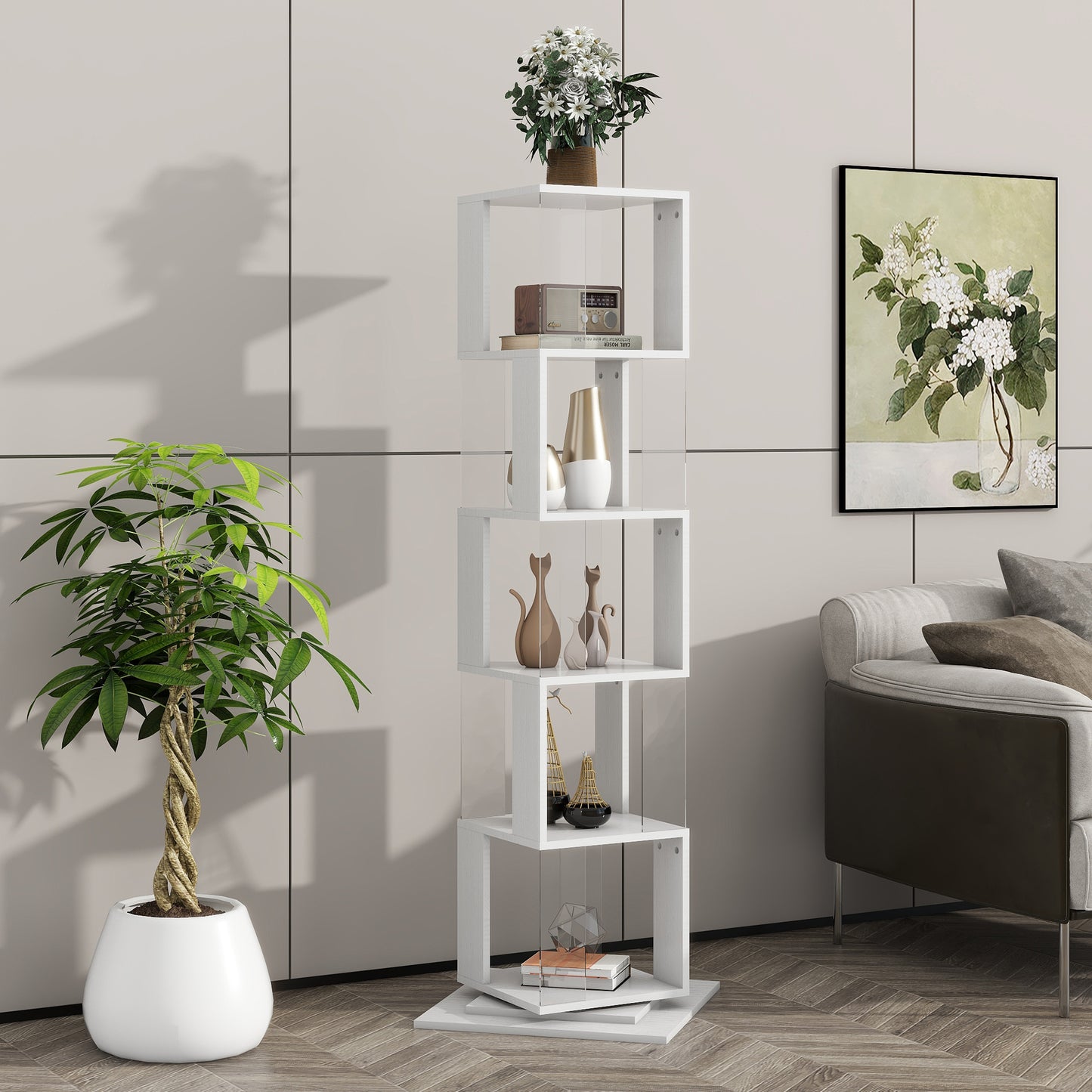 Oakridge Modern Rotating Acrylic Display Rack