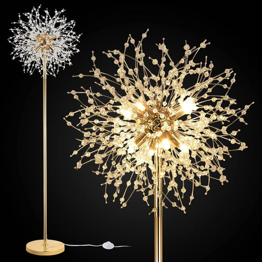 Calista Modern Crystal Floor Lamp