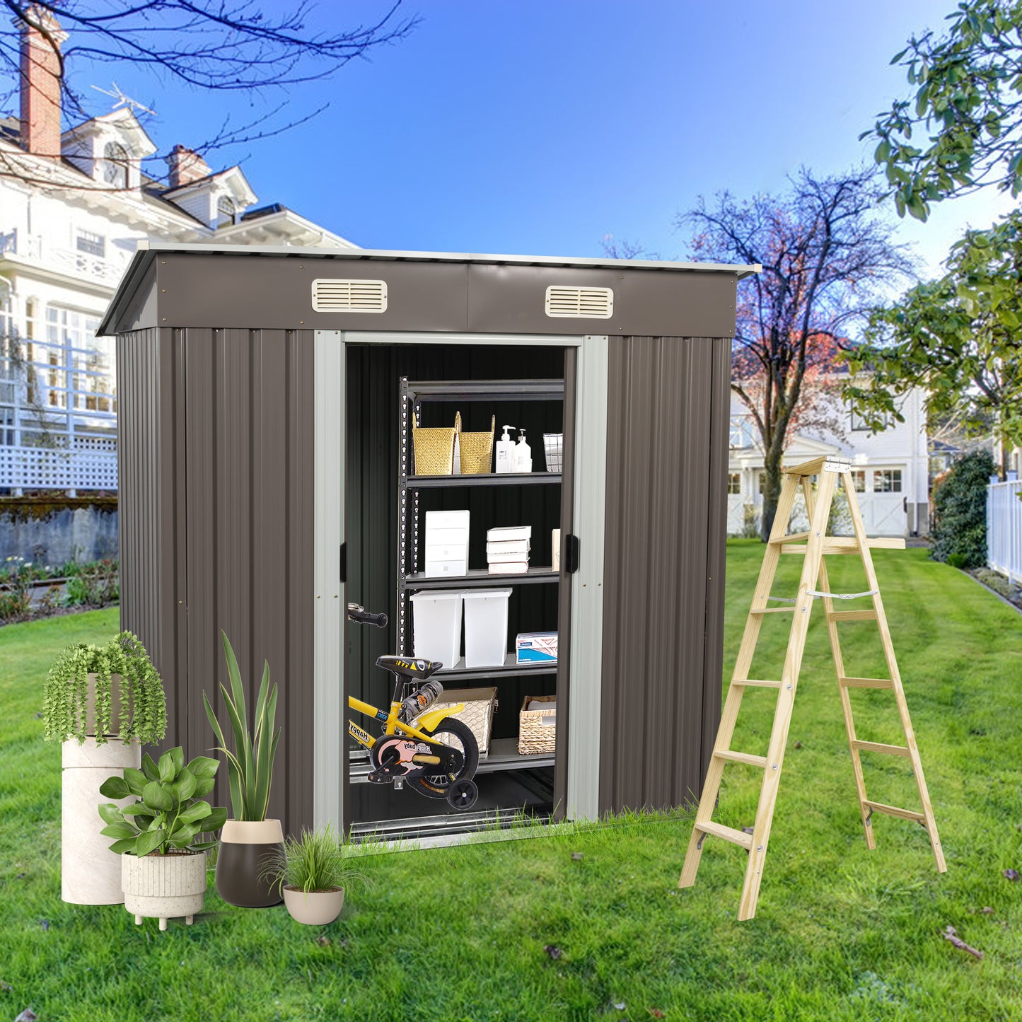 Mission Industrial Outdoor Metal Shed