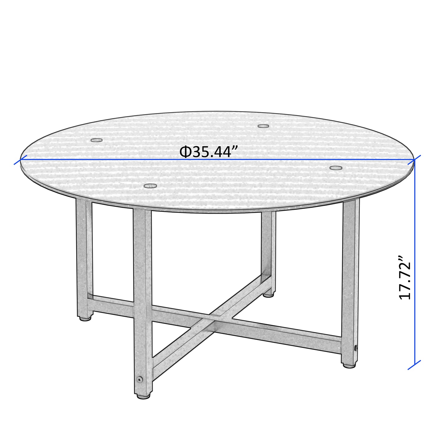 Lazzareschi Modern Coffee Table