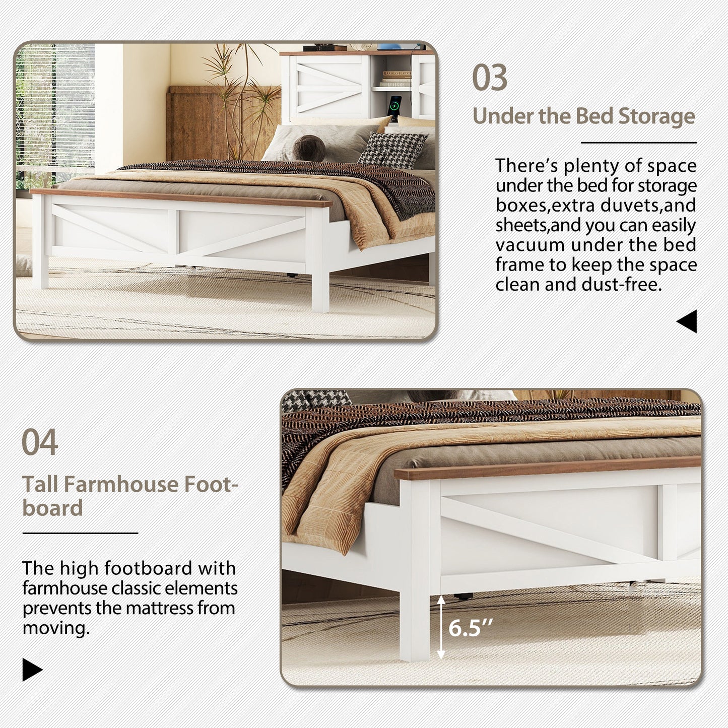 Somerset Craftsman Farmhouse 3-Pieces Bedroom Set