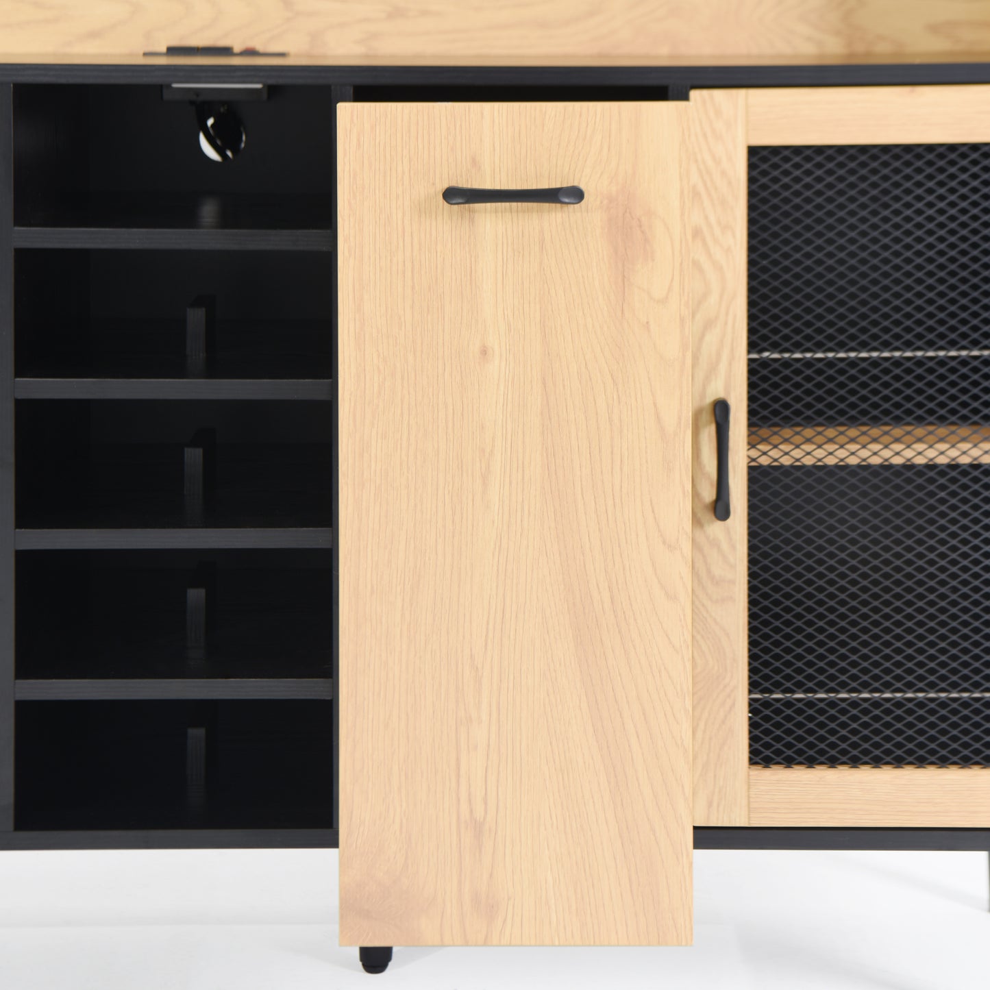 Somerset Modern Velvet Buffet Sideboard Cabinet