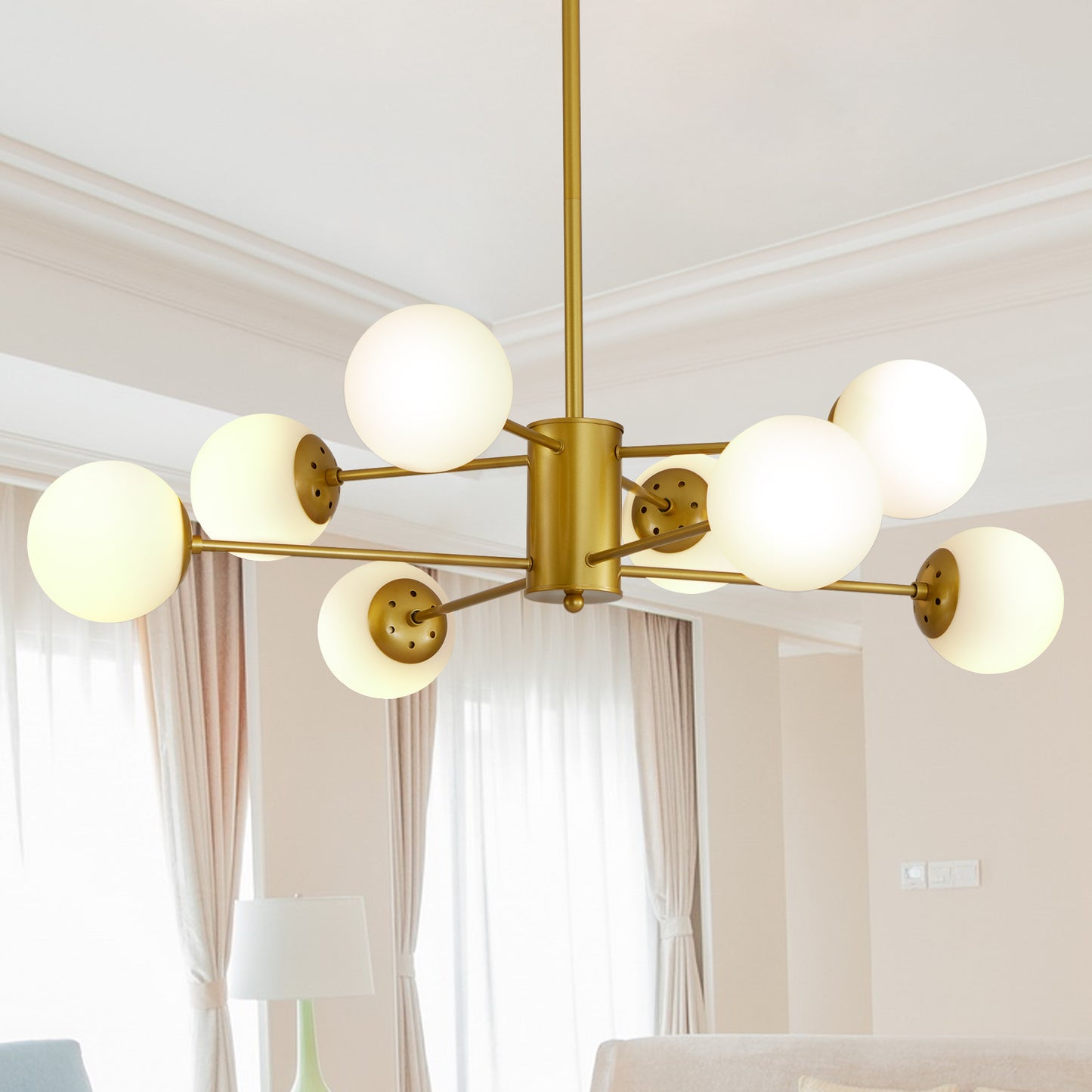 Eda Modern Gold Chandelier