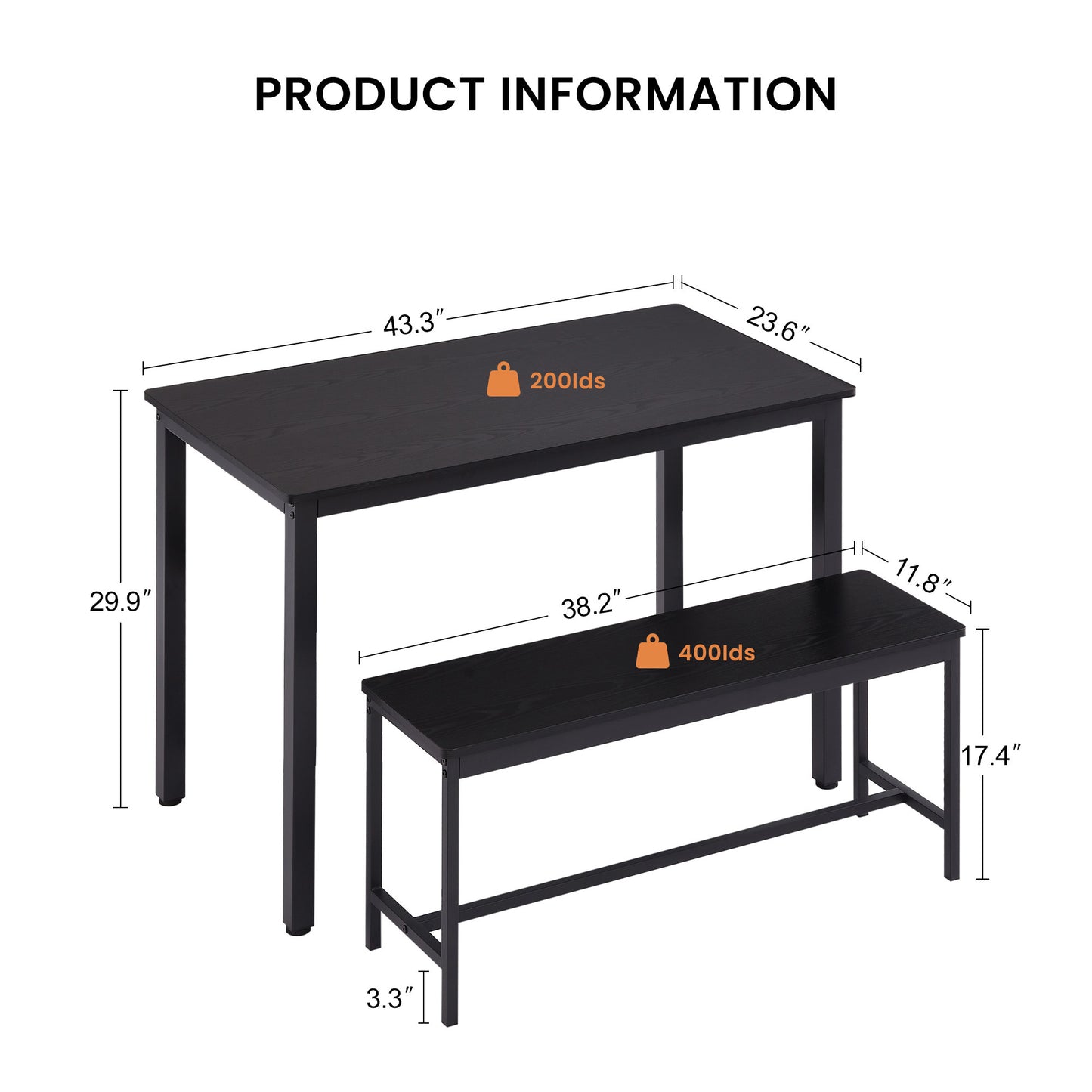 Irvington Industrial Dining Set