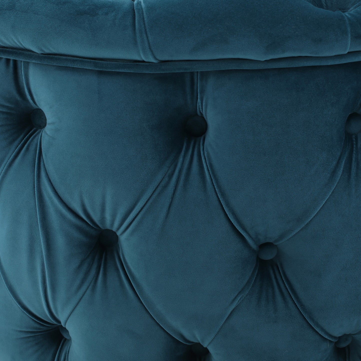 Somerset Contemporary Velvet Ottoman