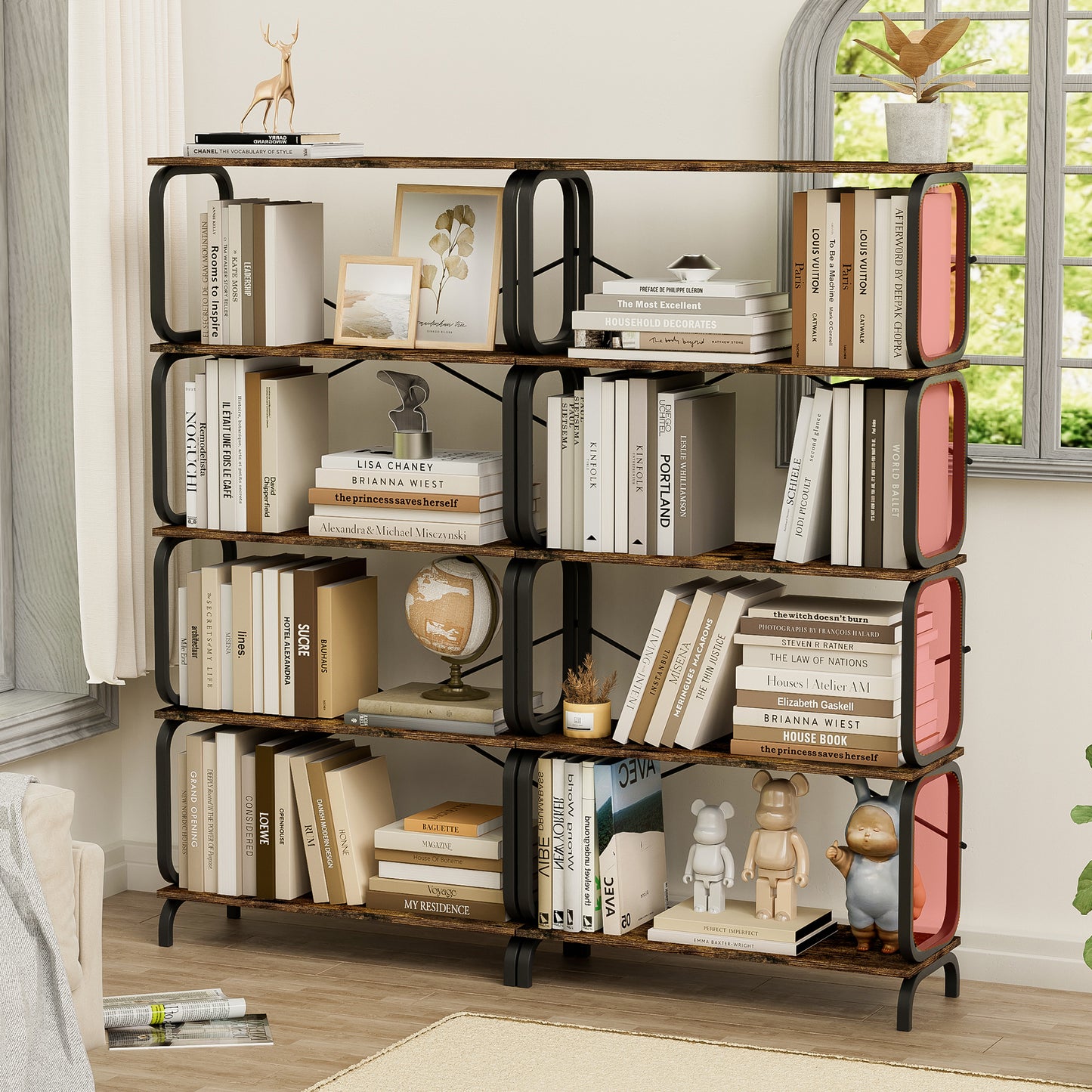 Bartholomew Industrial Open Bookshelf Frame