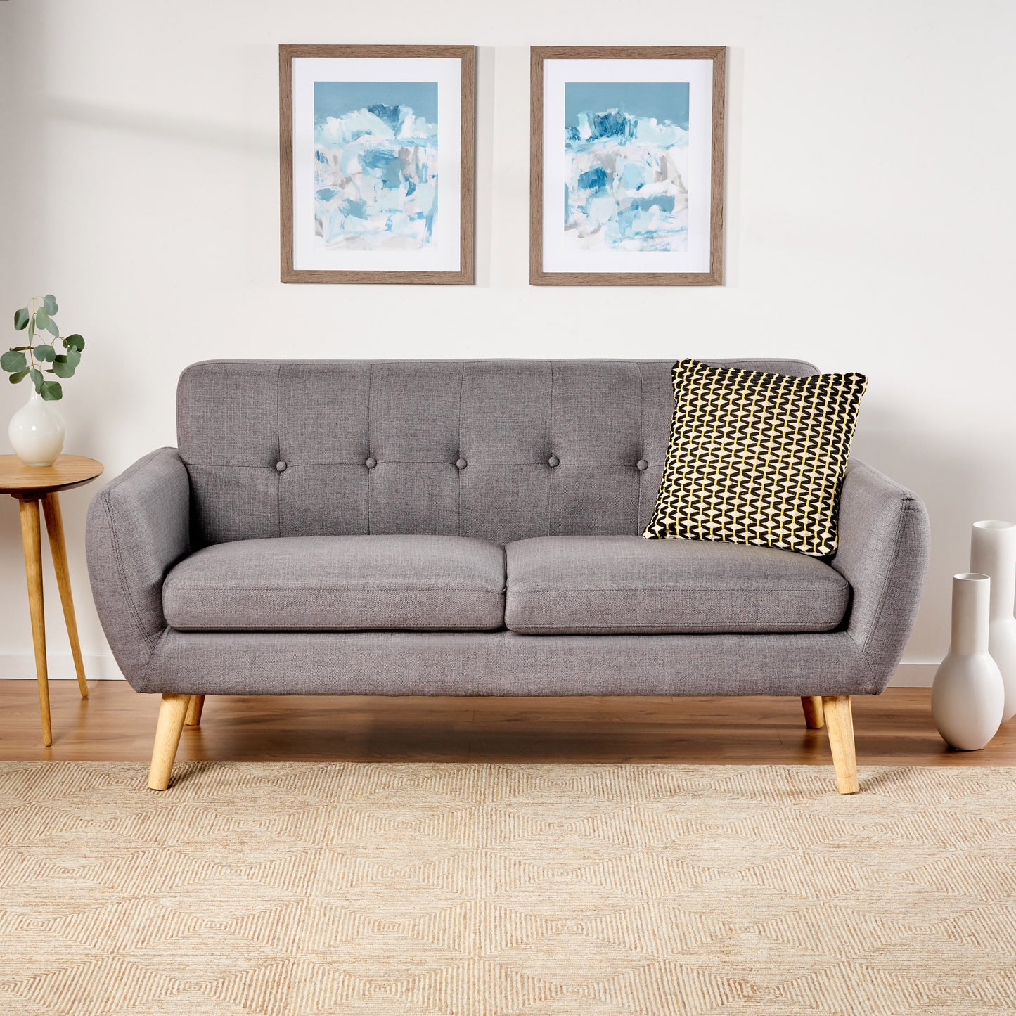 Niles Modern Velvet Classic Sofa