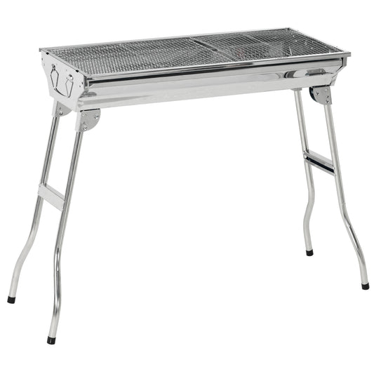 Bartholomew Industrial Stainless Folding Charcoal Grill