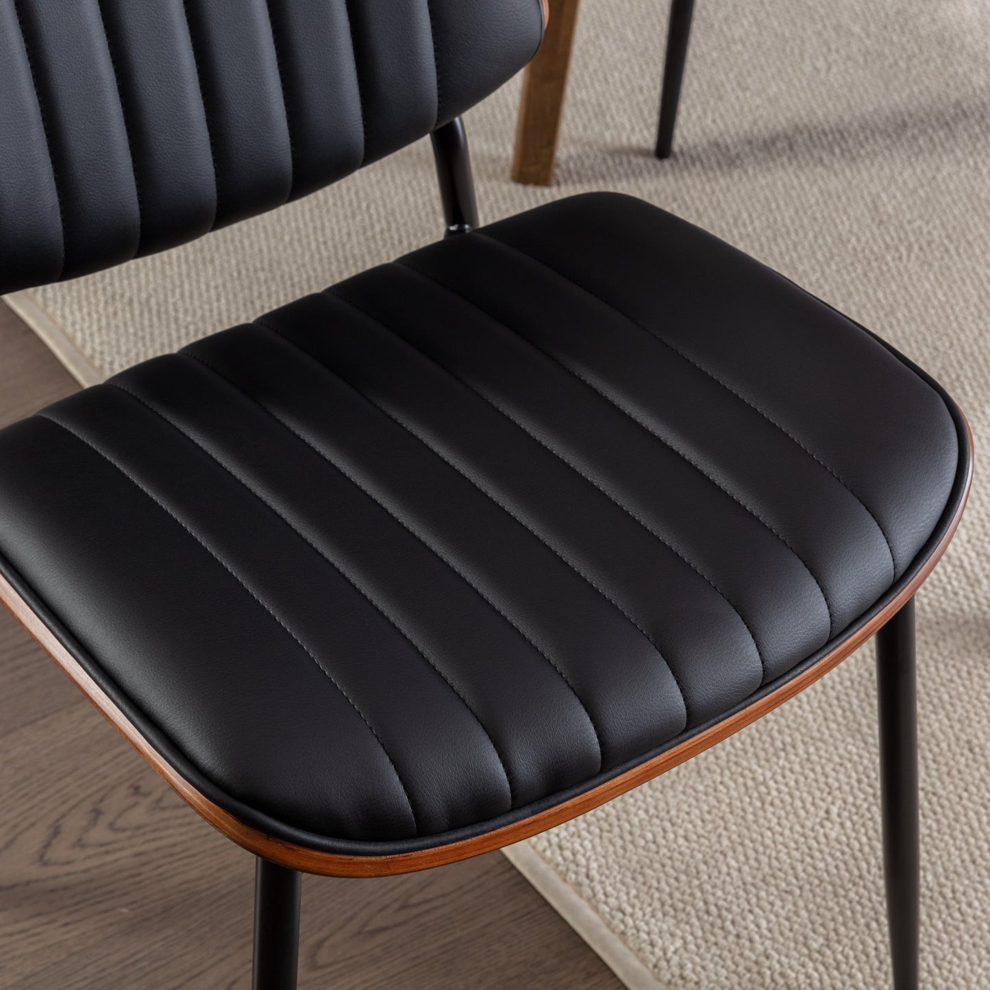 Irvington Mid-Century Retro Faux Dining Chairs