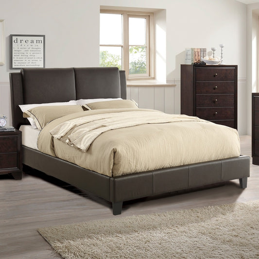 Lula Modern Faux Leather Bed