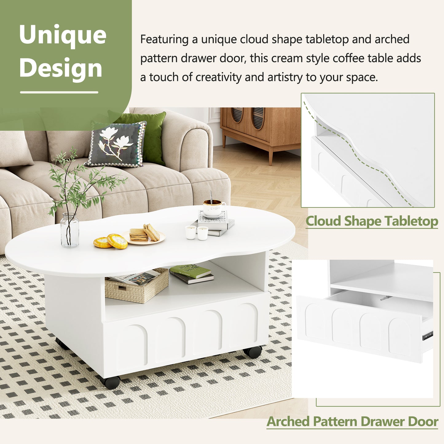Silverleaf Contemporary ON-TREND LED TV Stand