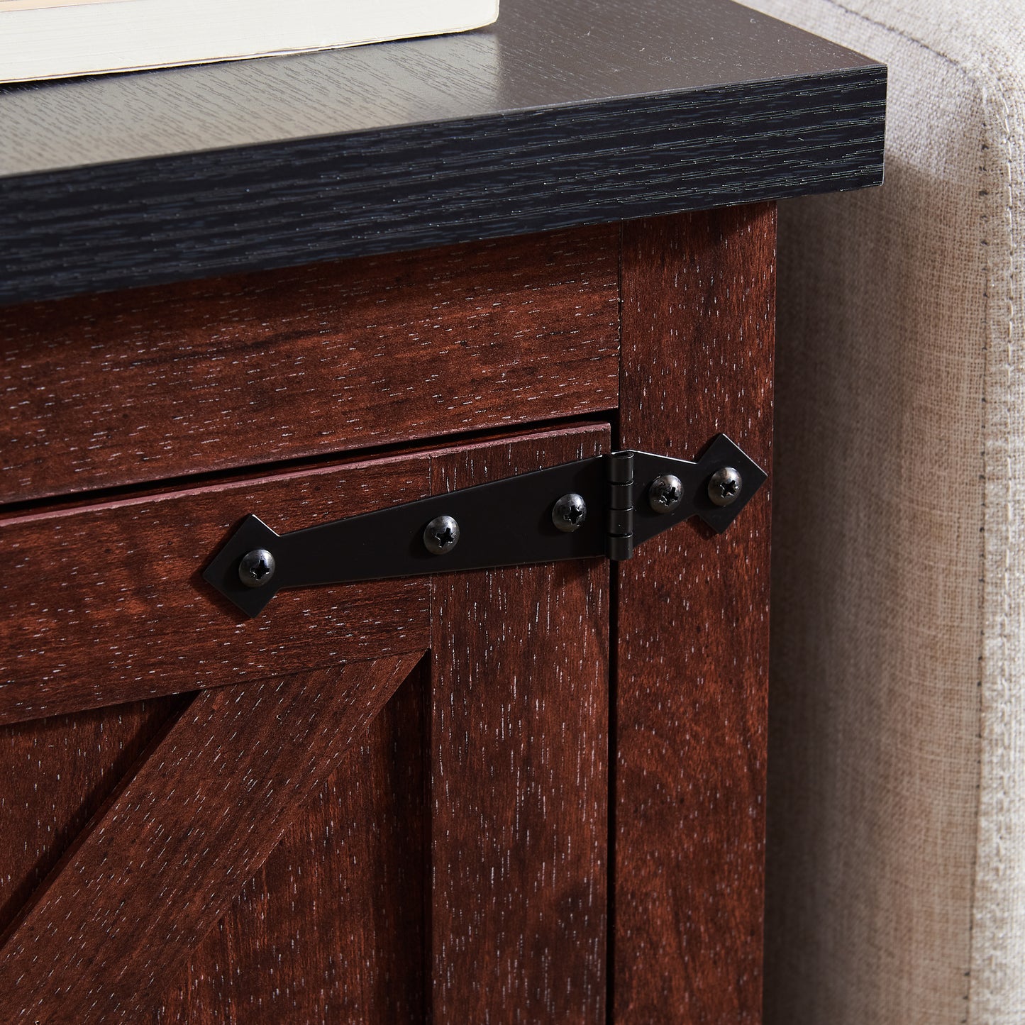 Marites Craftsman Oak Farmhouse End Table