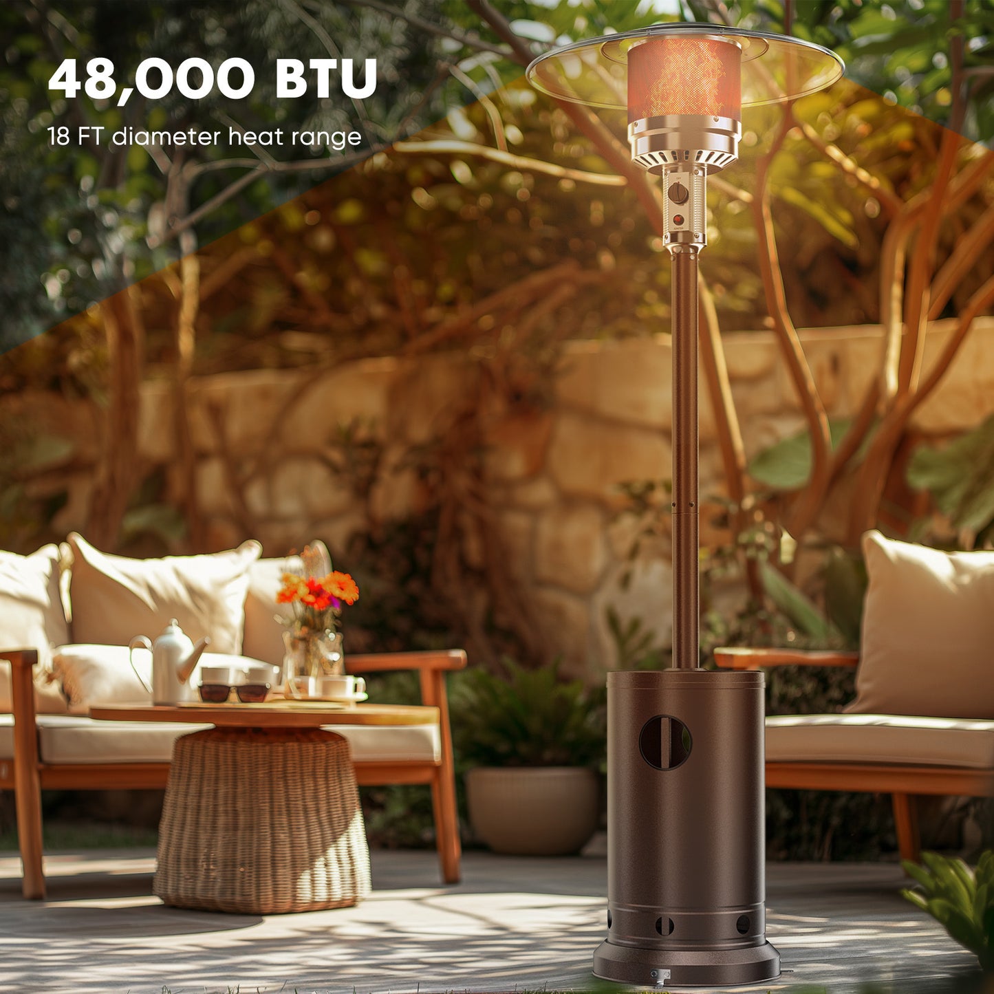 Eda Industrial Outdoor Propane Patio Heater