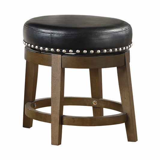 Calista Modern Swivel Faux Leather Stools