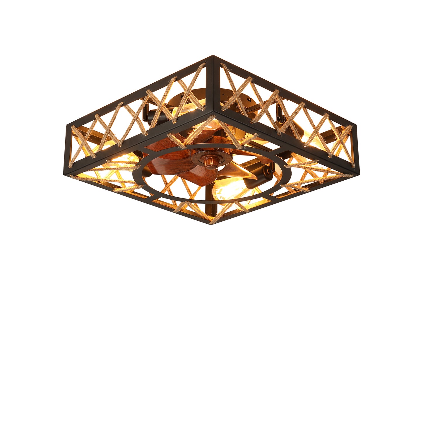 Silverleaf Industrial Caged Lights
