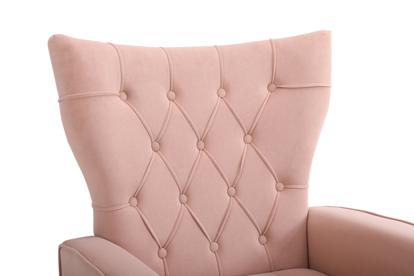 Silverleaf Contemporary Velvet Accent Armchair