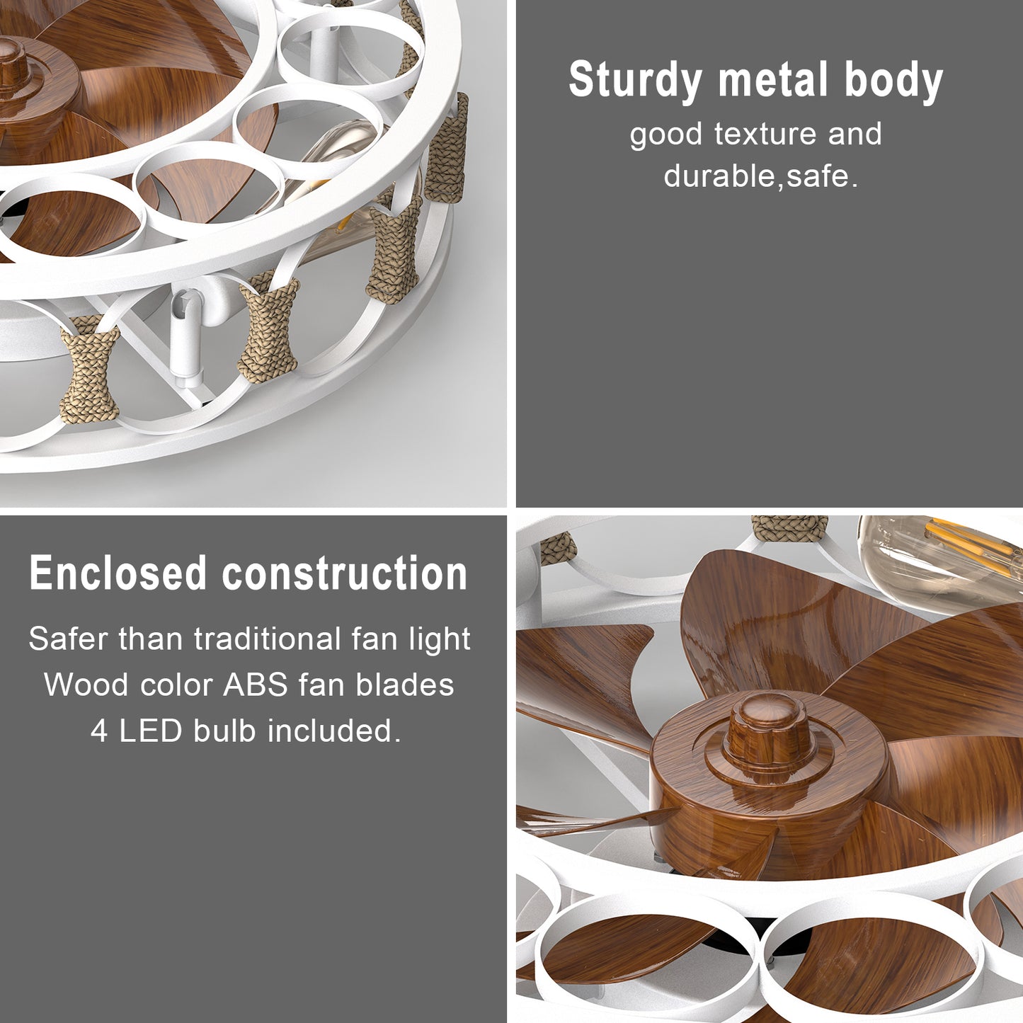 Marcel Modern Caged Ceiling Light