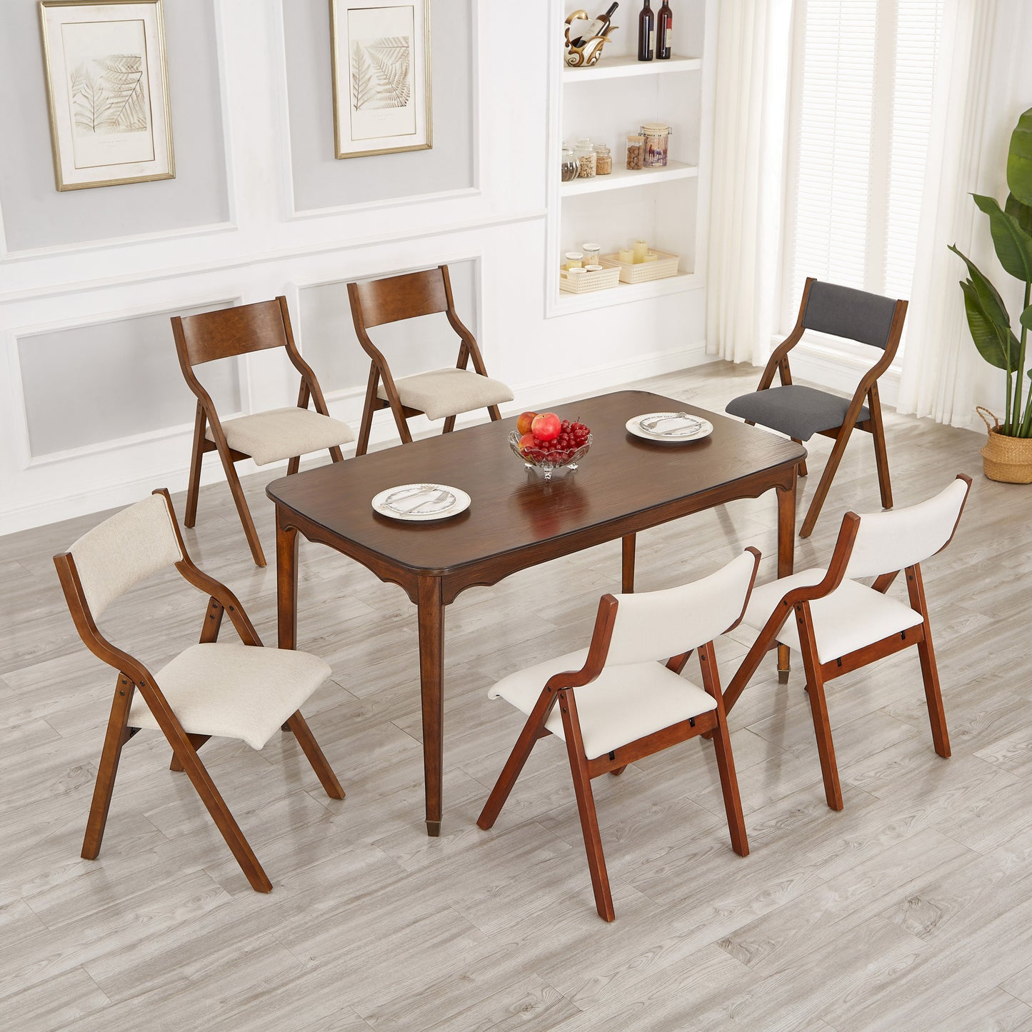 Jiron Mid-Century Folding Dining Chair