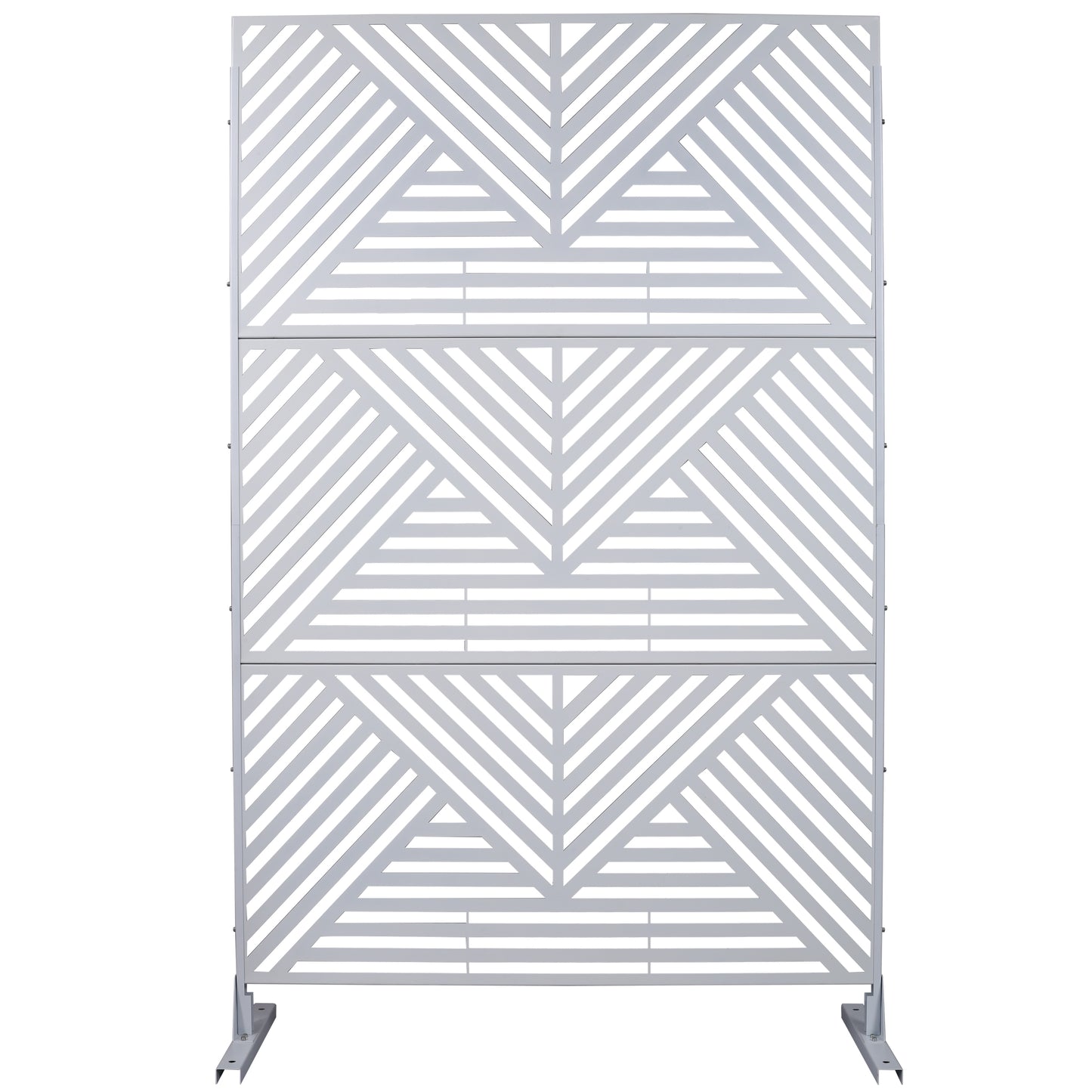 Marcel Industrial Freestanding Metal Privacy Panel