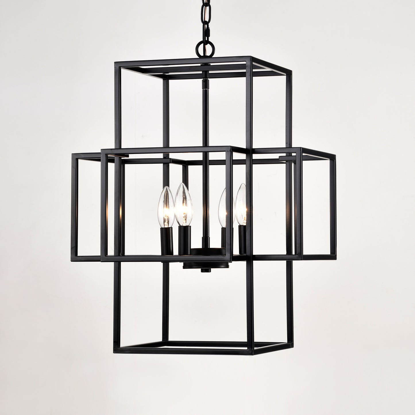 Marites Industrial Farmhouse Lantern Pendant