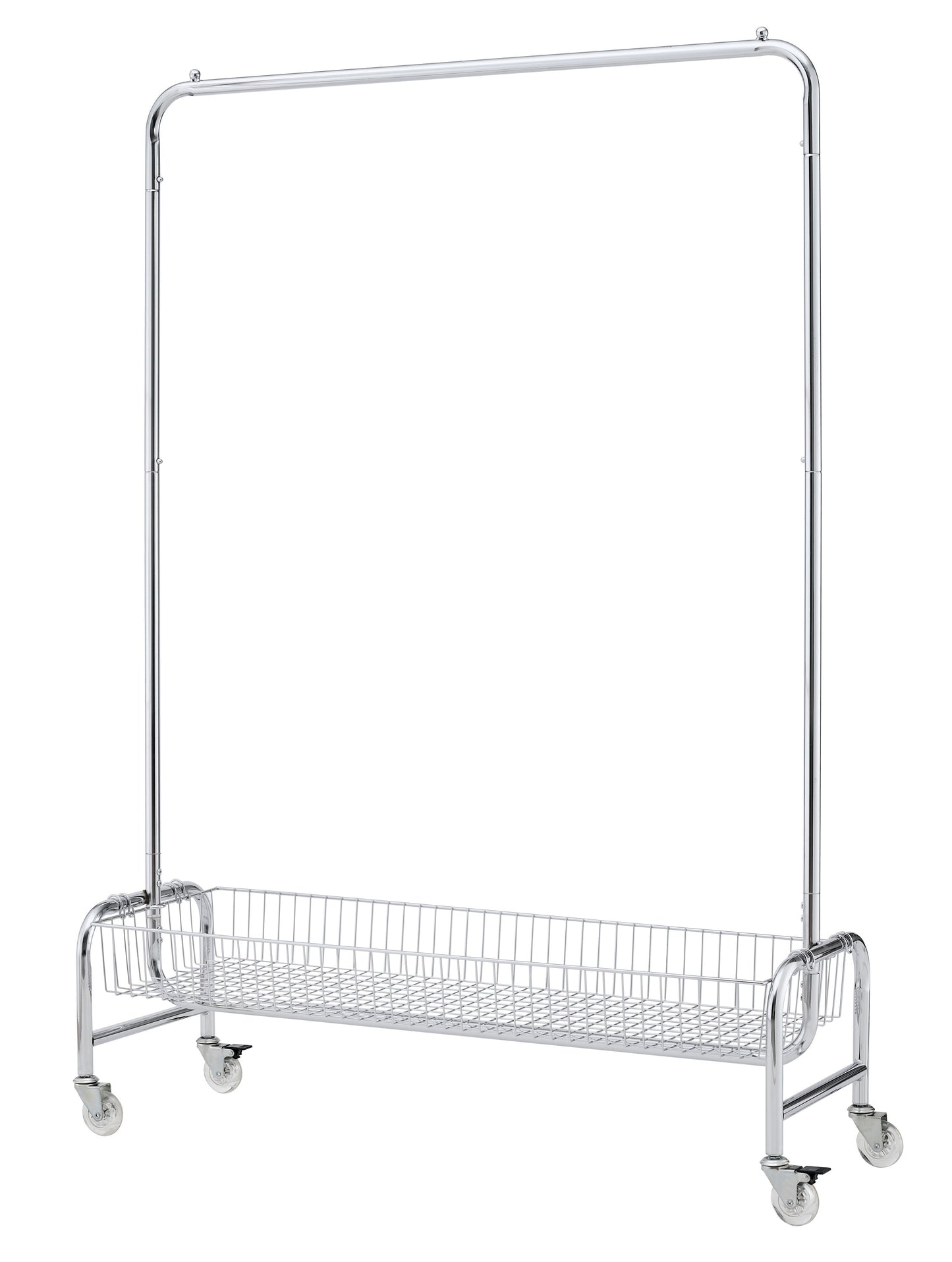 Marcel Industrial Velvet Garment Rack