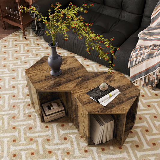 Niles Craftsman Hexagonal Coffee Table
