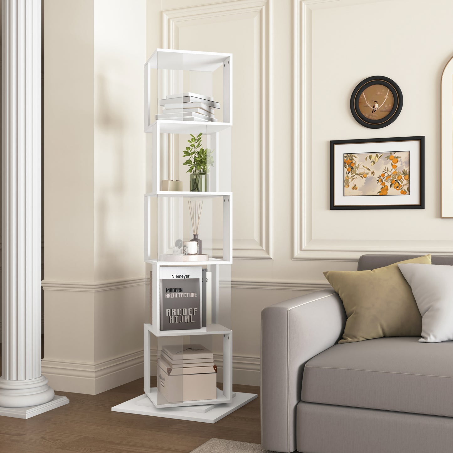 Oakridge Modern Rotating Acrylic Display Rack