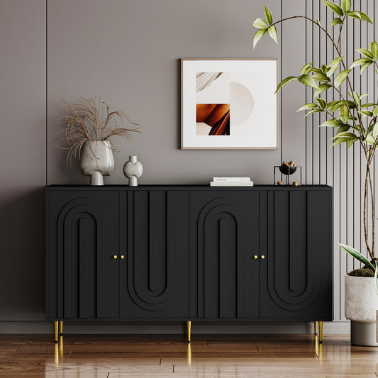 Calista Modern Lacquer Buffet Cabinet