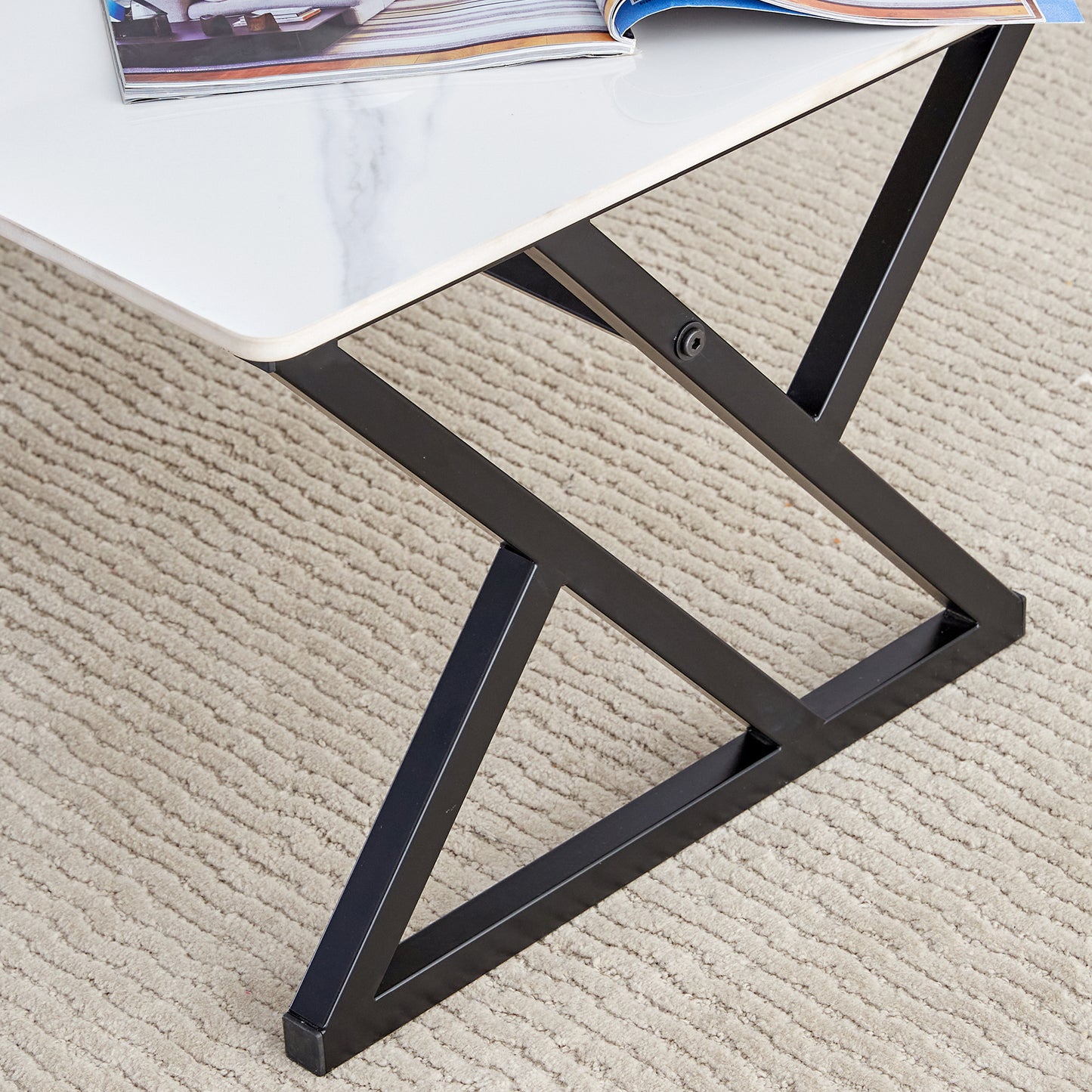 Lazzareschi Modern Monarch Rock Coffee Table