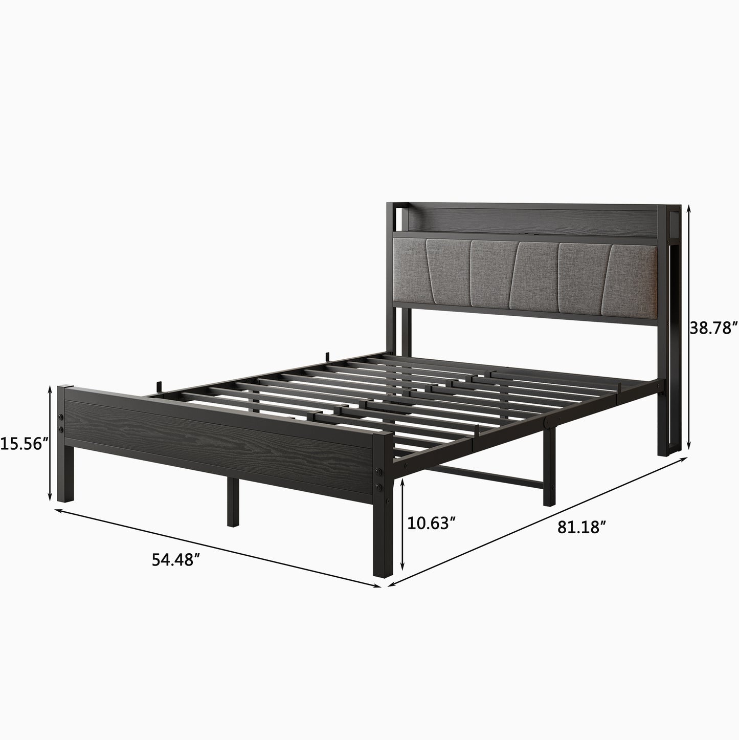 Cleo Modern Storage Bed Frame