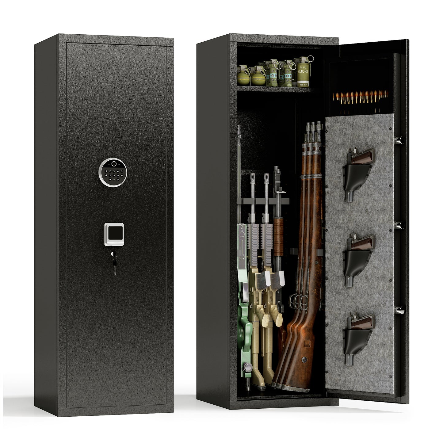 Kingsly Industrial Biometric Gun Safe Cabinet