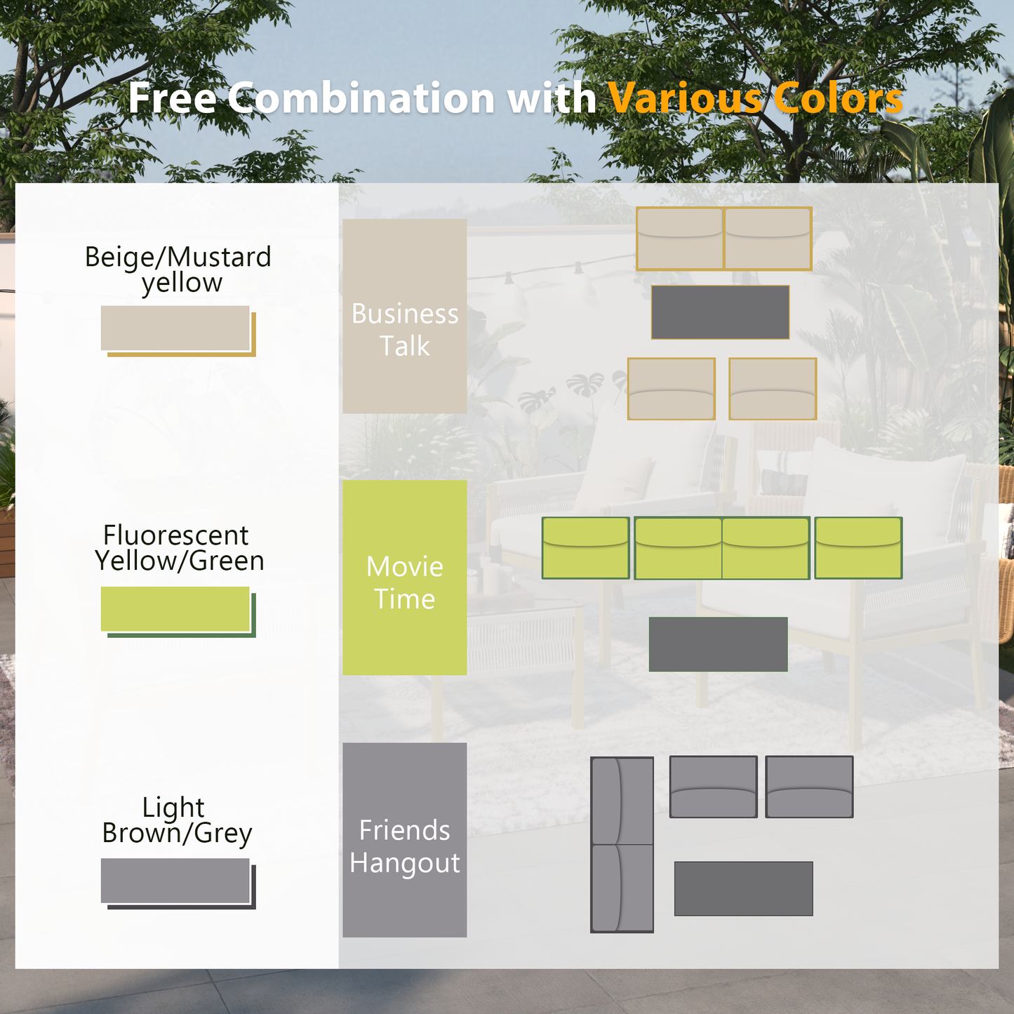Elmcrest Modern Outdoor Living Comfort