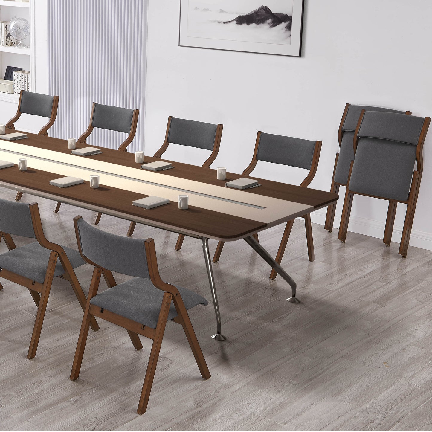 Jiron Mid-Century Folding Dining Chair