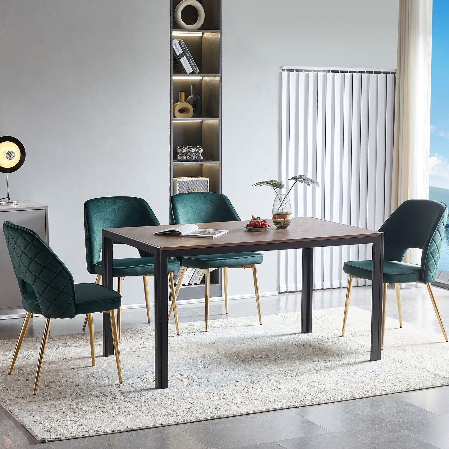 Oakridge Modern Upholstered Velvet Dining Chairs