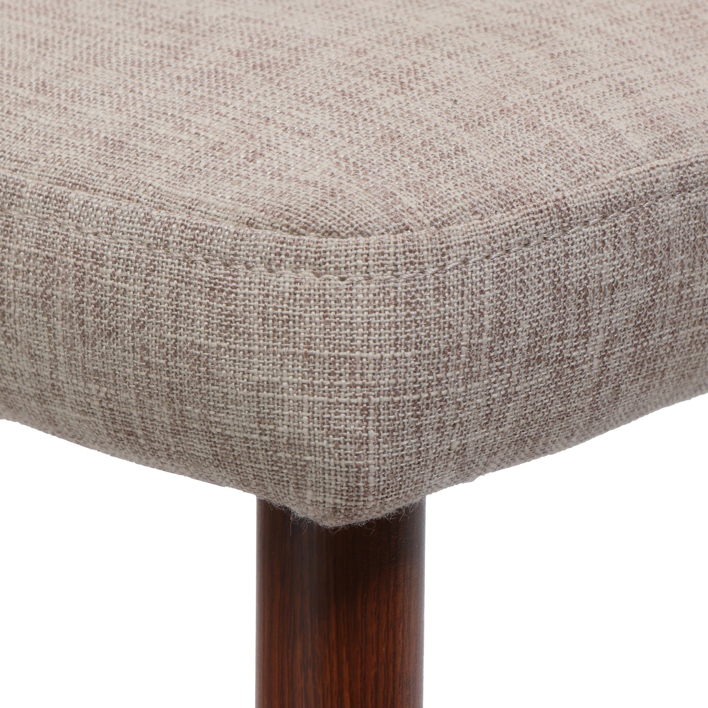 Elmcrest Modern Fabric Armless Dining Chairs