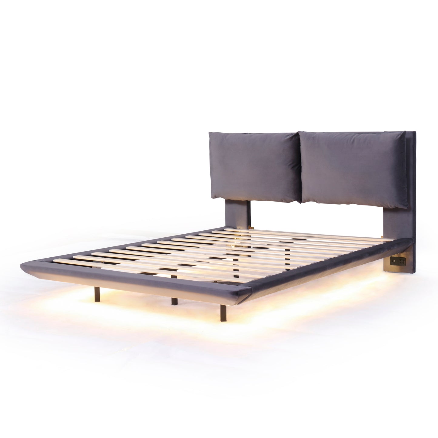 Lula Modern Upholstered Platform Bed
