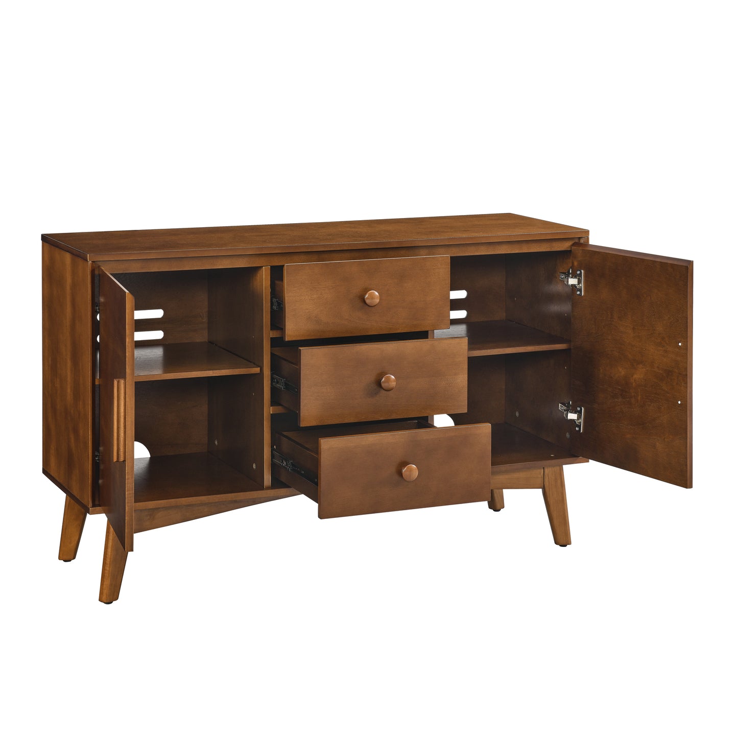 Napa Mid-Century Velvet Accent Console Sideboard