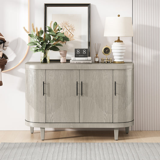 Luz Modern Curved Sideboard
