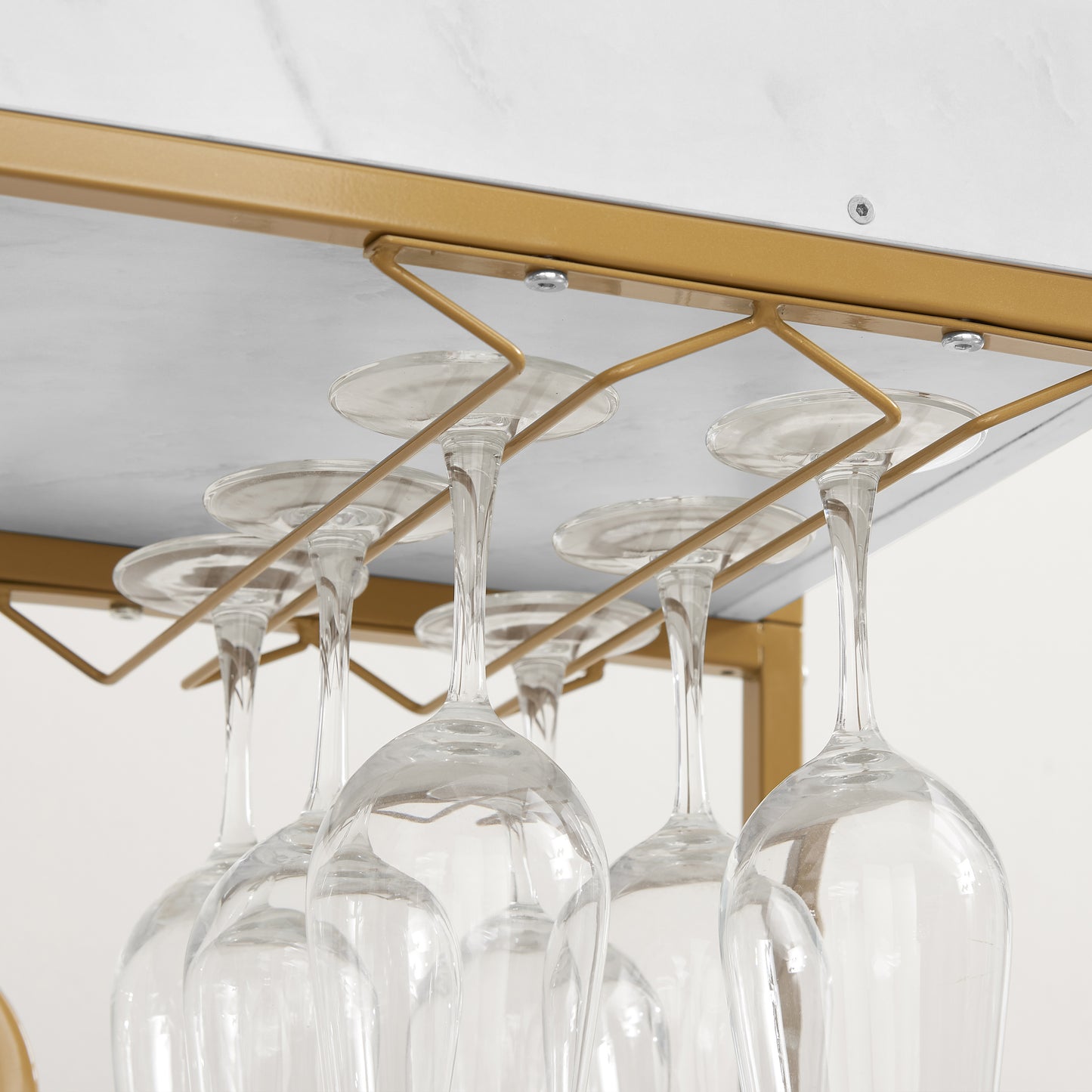 Emery Modern Retro Wine Serving Cart