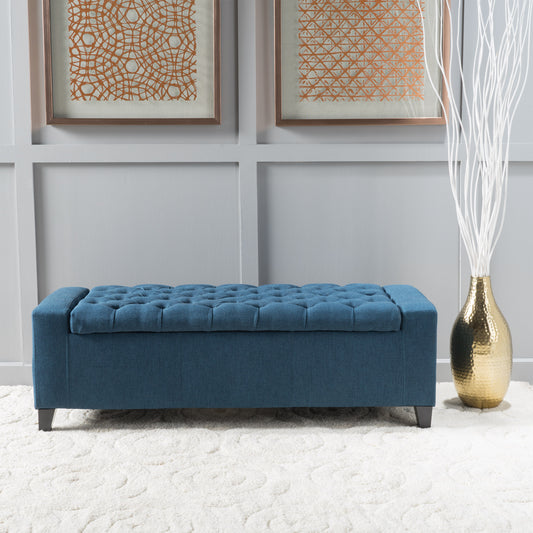 Napa Contemporary Velvet Classic Ottoman