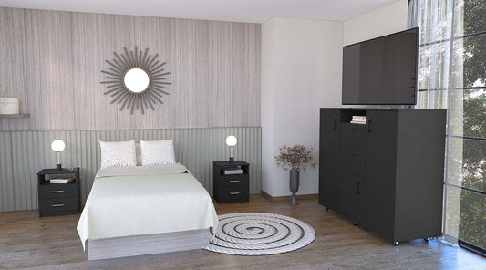 Silverleaf Modern Milano 3-Piece Modern Bedroom Set