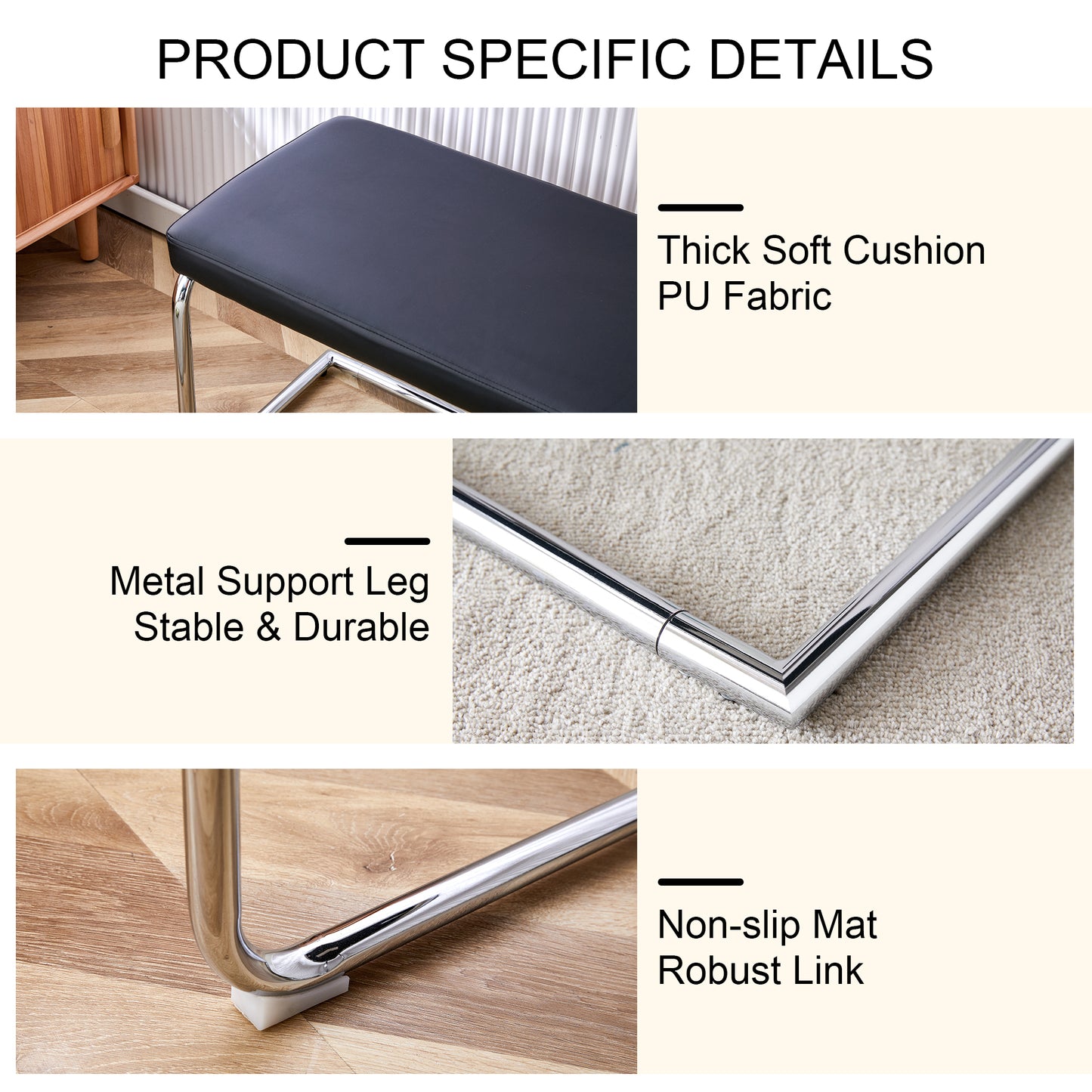 Marcel Industrial Black Shoe Bench
