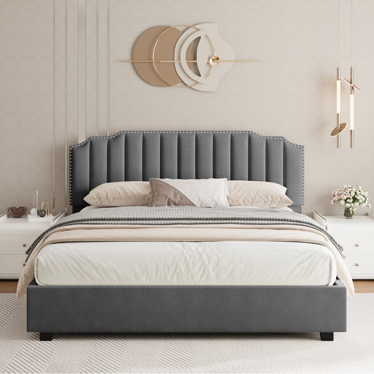 Cleo Modern Lift-Up Double Bed with Storage