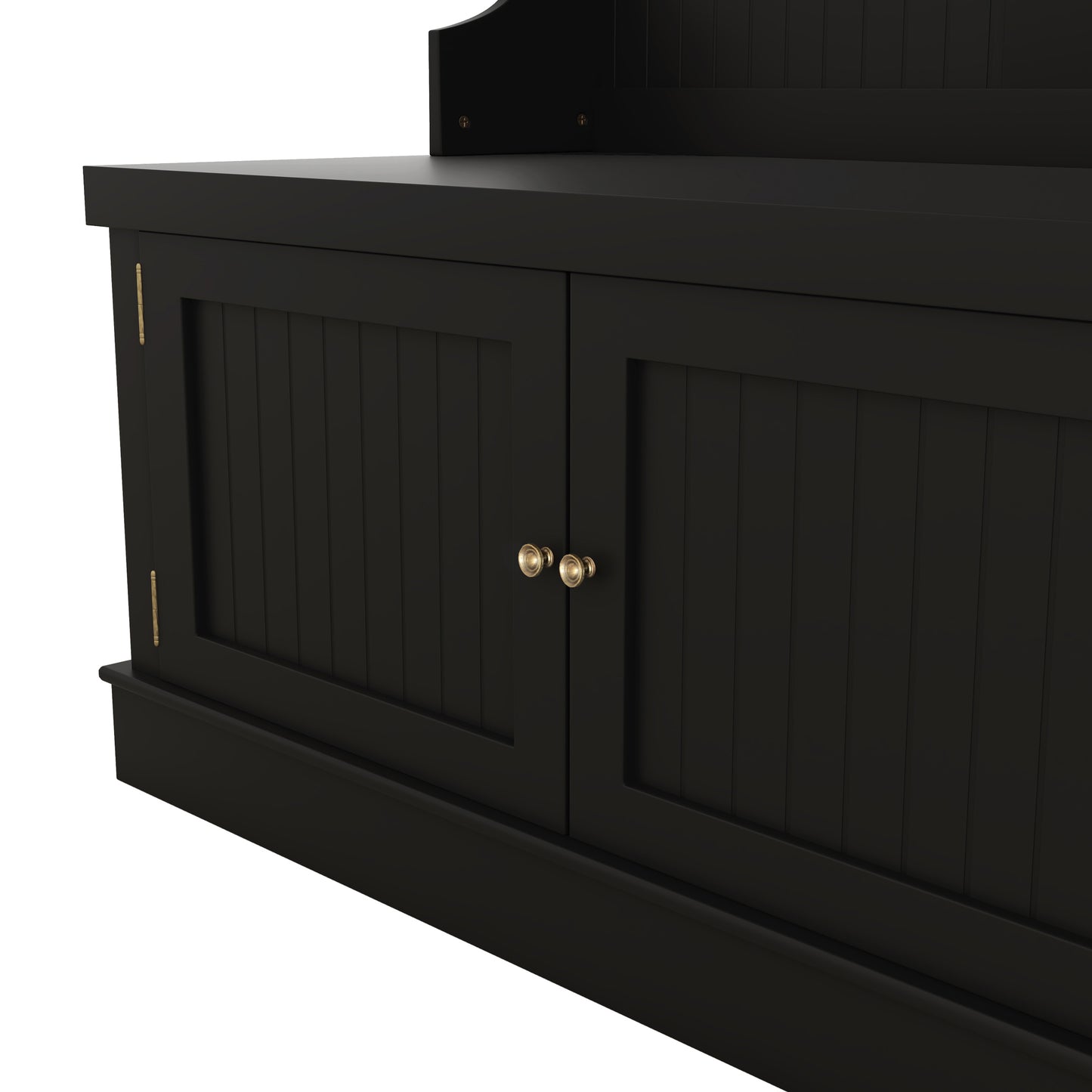 Niles Modern Storage Bench Coat Rack