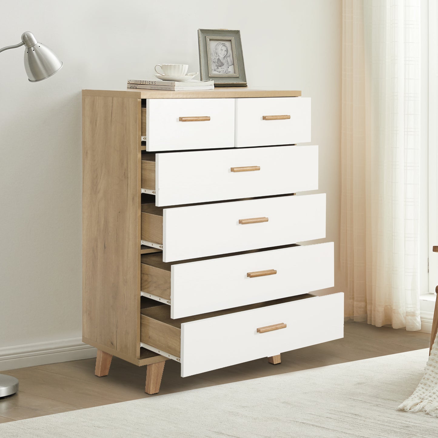 Silverleaf Craftsman Drawer Dresser Cabinet