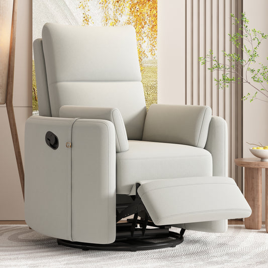 Westport Contemporary Swivel Rocker Recliner