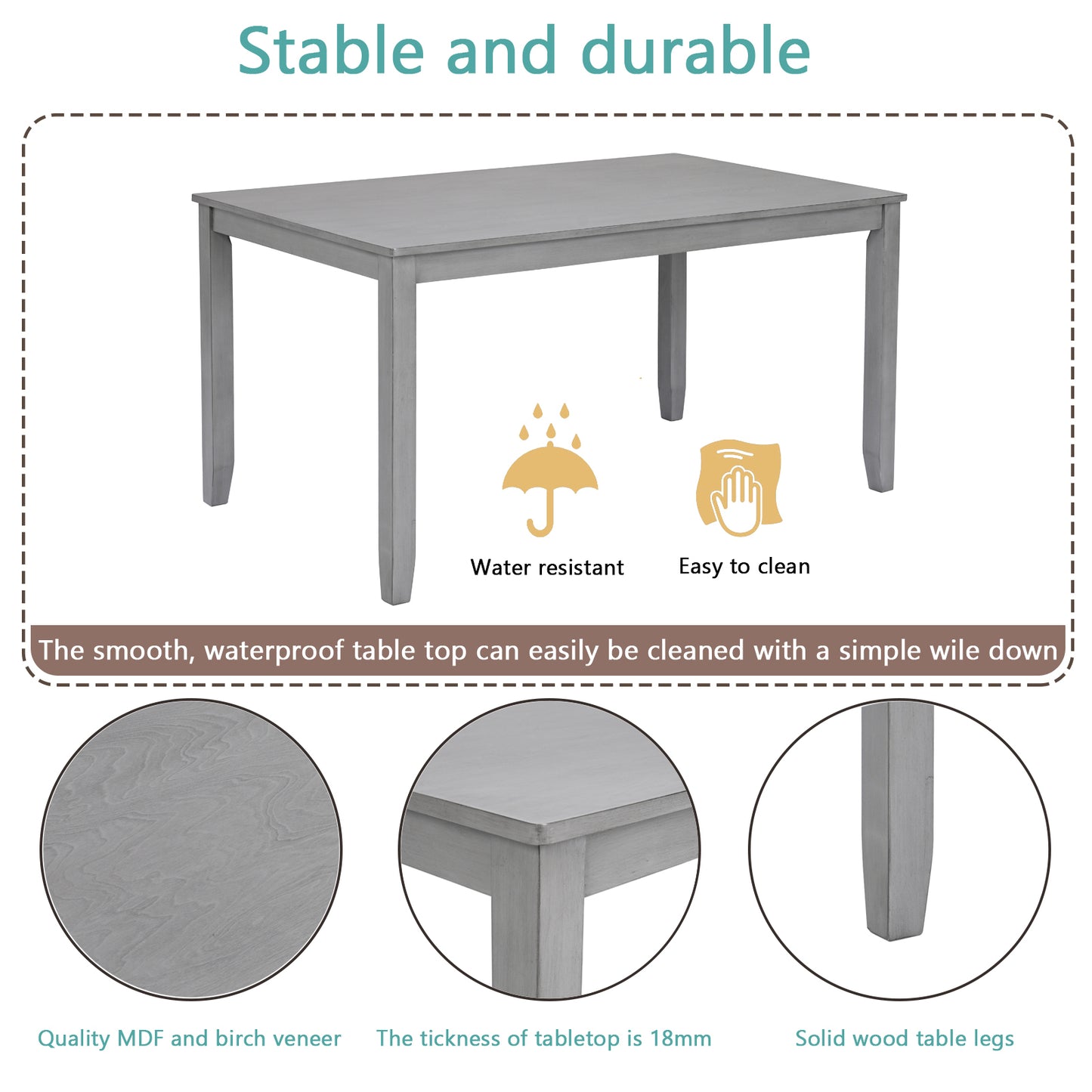 Warmsprings Modern Dining Set